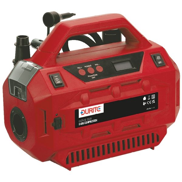 Dual Function Rechargeable Air Compressor – 20V, 160PSI
