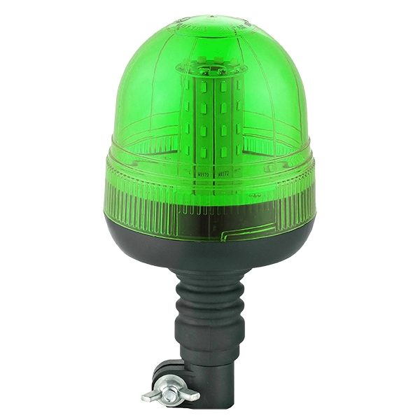 Durite 4-445-24 Beacon LED R10 12/24 volt Green Flexi DIN Base Fixing