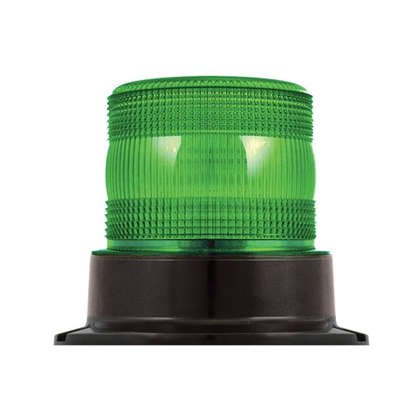 LED Autolamps EQPR10GBM – Green R10 LED Warning Beacon – Three-Bolt Mount (10-30VDC)