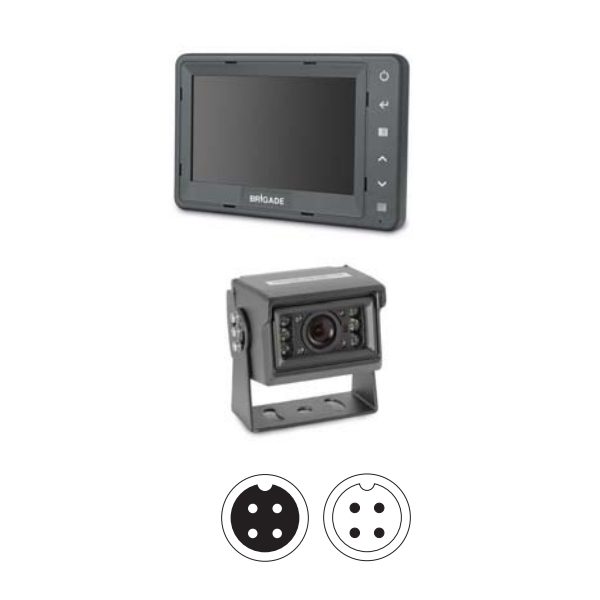 Brigade VBV-650-000 – Essential Single Camera 5” Monitor System (PAL)