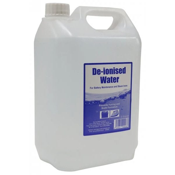 DW005 Deionised Water 5 Litre For Battery Maintenance DW005